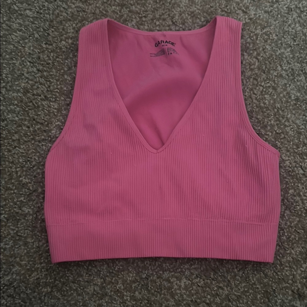 Garage Pink Cropped Top